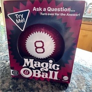 Mattel Magic 8 Ball 80th Anniversary Edition Game for Kids Fortune-Telling Toy